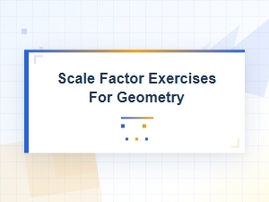 Practice Worksheets: Scale Factor Exercises for Geometry